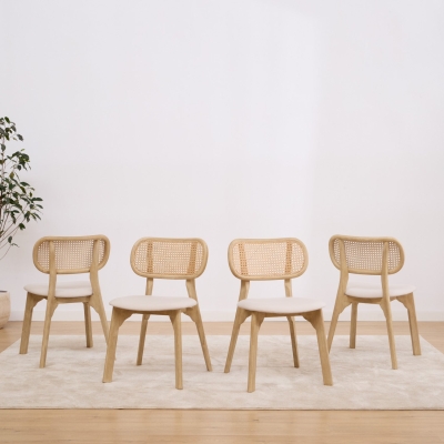 PACK OF 4 DARI CHAIRS
