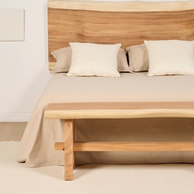NATURA HEADBOARD PACK + 2 LONG NIGHTSTANDS + BENCH