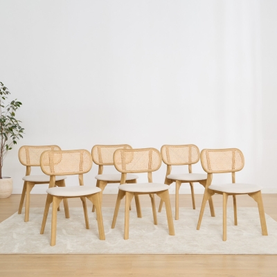 PACK OF 6 DARI CHAIRS