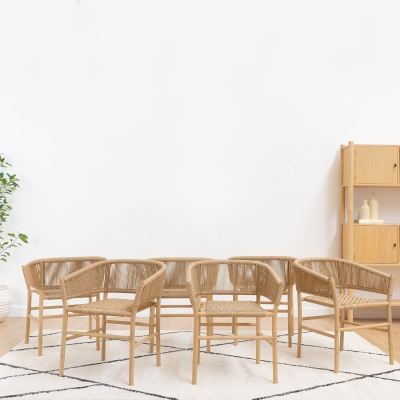 PACK 6 CHAIRS LESTI
