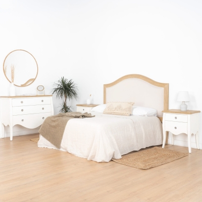 PACK MANI HEADBOARD + 2 NIGHTSTANDS + CHEST OF DRAWERS