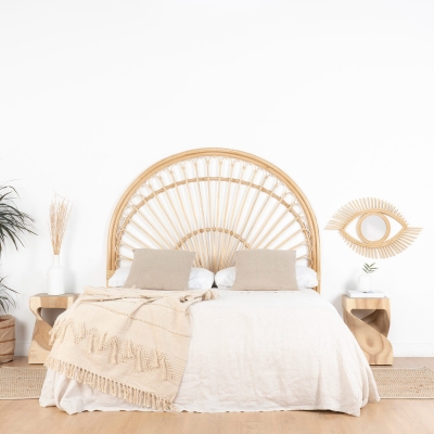 PACK HEADBOARD ALBA + 2 BEDSIDE TABLES SLIP