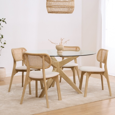 SKAN TABLE PACK + 4 DARI CHAIRS