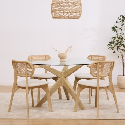 SKAN TABLE PACK + 4 DARI CHAIRS