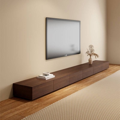 Living Room TV Cabinet with 6 Drawers