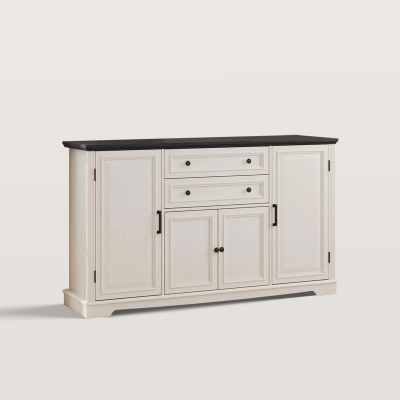 Retro Chest of Drawers Wood Dressers Storage Cabinet