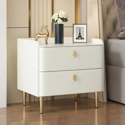 Wooden Nightstands Modern Luxury Bedside Table