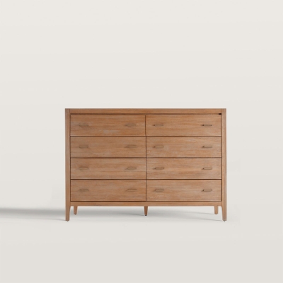 Storage Cabinet Dresser with 8 Sliding Drawers