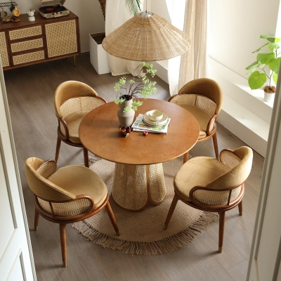 Brynjar Wooden Dining Table & Chair