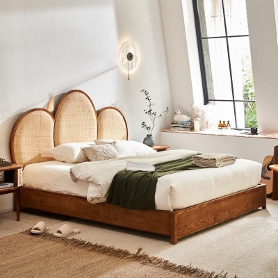 Henrik Wooden Bed