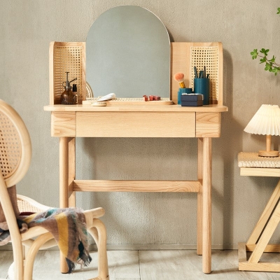Isak Solid Wood Dressing Table