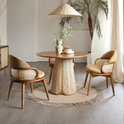Brynjar Wooden Dining Table & Chair