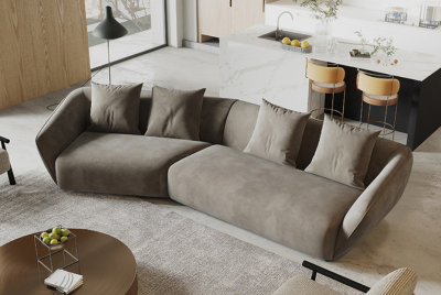 Asger Curved Design Sofa