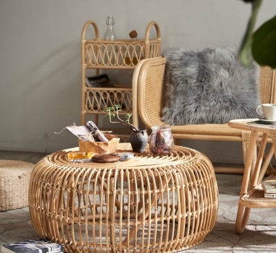 Elias Rattan Coffee Table