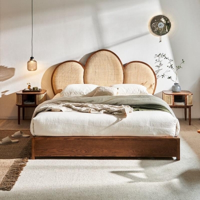 Henrik Wooden Bed