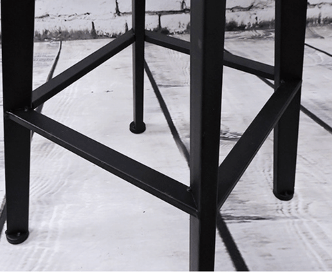 Adjustable Black Bar Stool